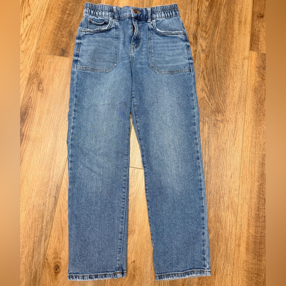 Sincerely Jules Classic Blue Denim Jeans Women’s 3/26 Elastic Waist